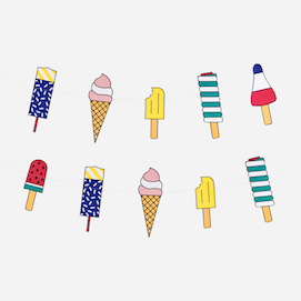 Ice cream garland